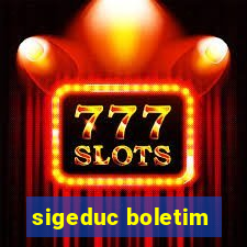 sigeduc boletim